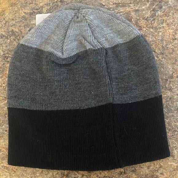 Stocking Cap NWT from Nordstrom Altare Gray Stripes - Picture 2 of 6